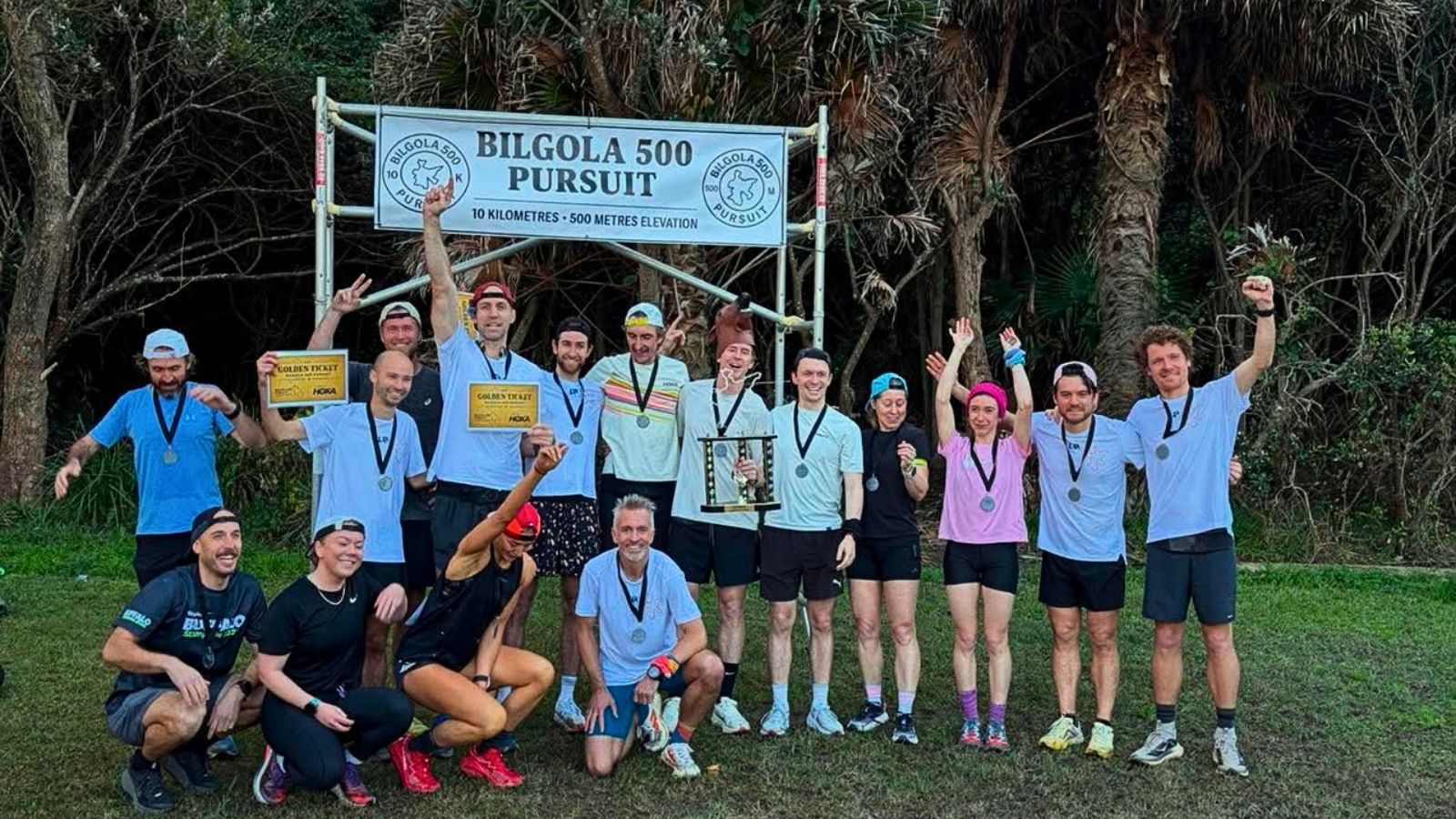 2026 Bilgola 500 Pursuit contenders group photo